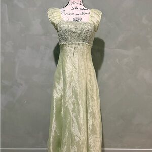 Regency Light Green Gown